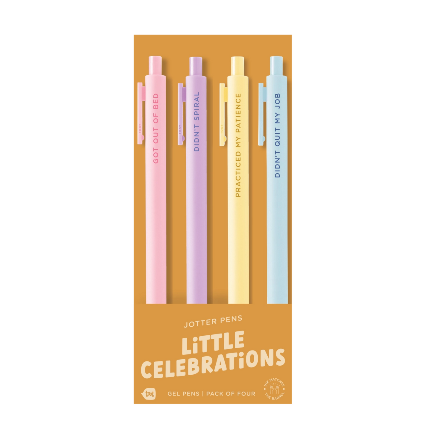 Silly Saying Jotter Pens - 4 Pack