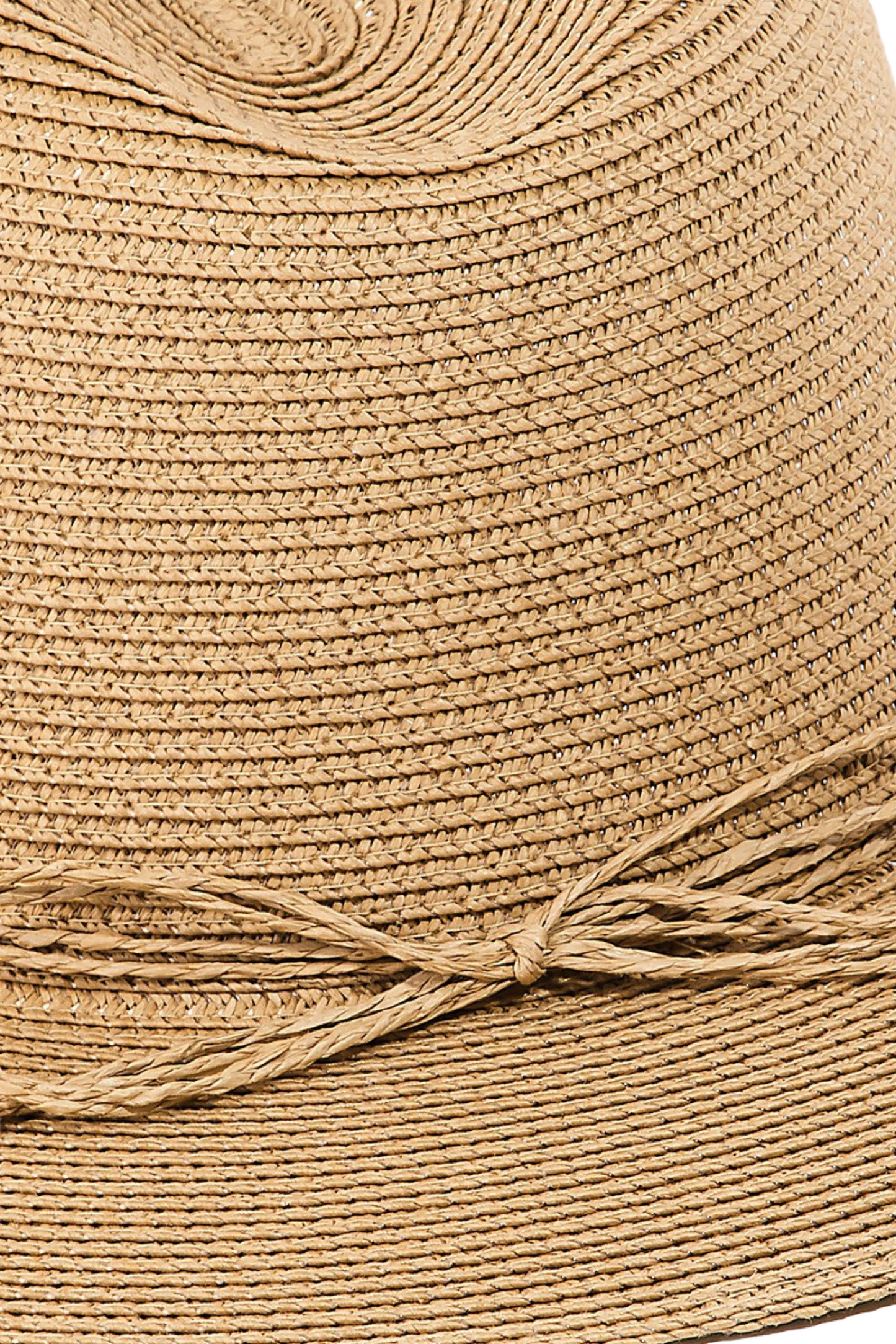 Fedora Style Straw Sun Hat with Bow