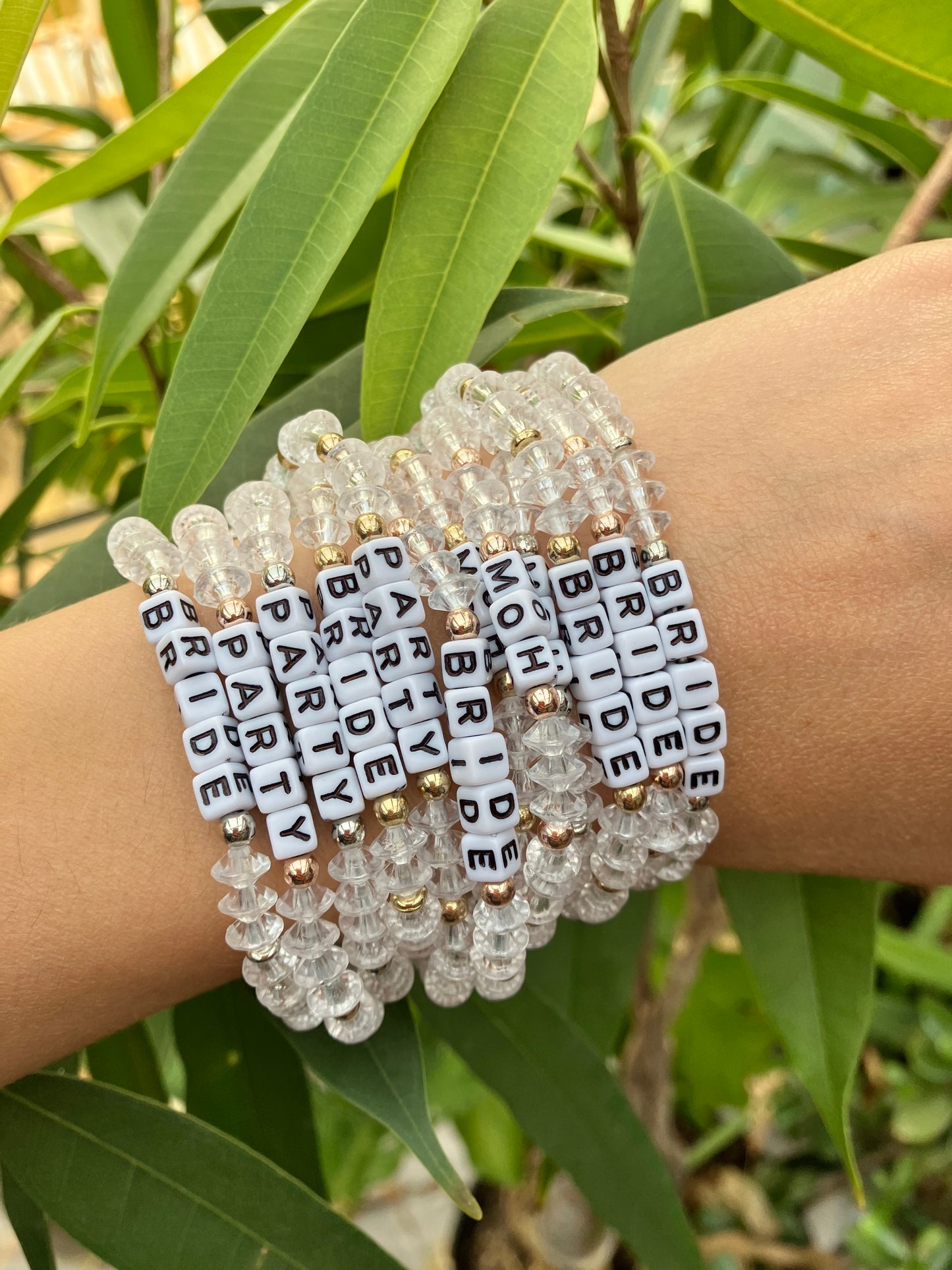 Beaded Friendship Word Bracelets