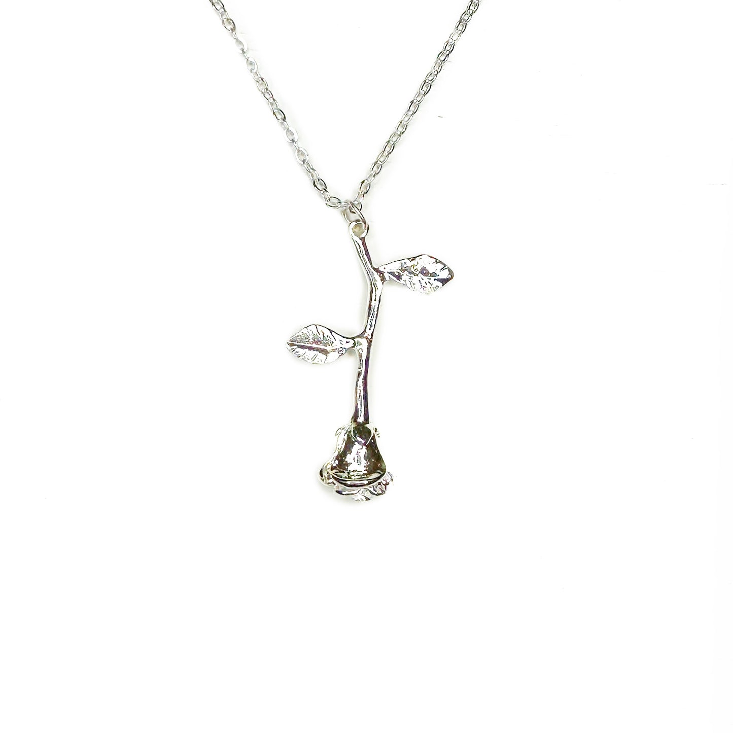 Rose Charm Stainless Steel Necklace