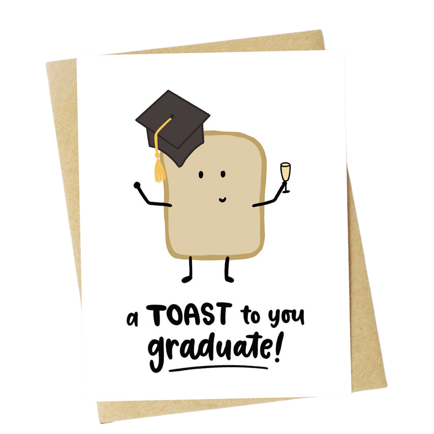 "A Toast To You Graduate!" Greeting Card