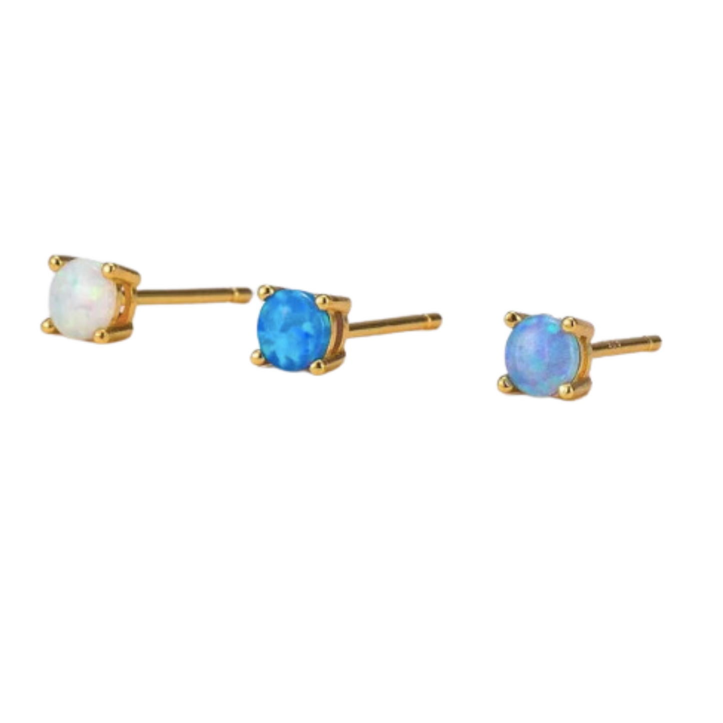 Super Itty 2mm Opal Studs