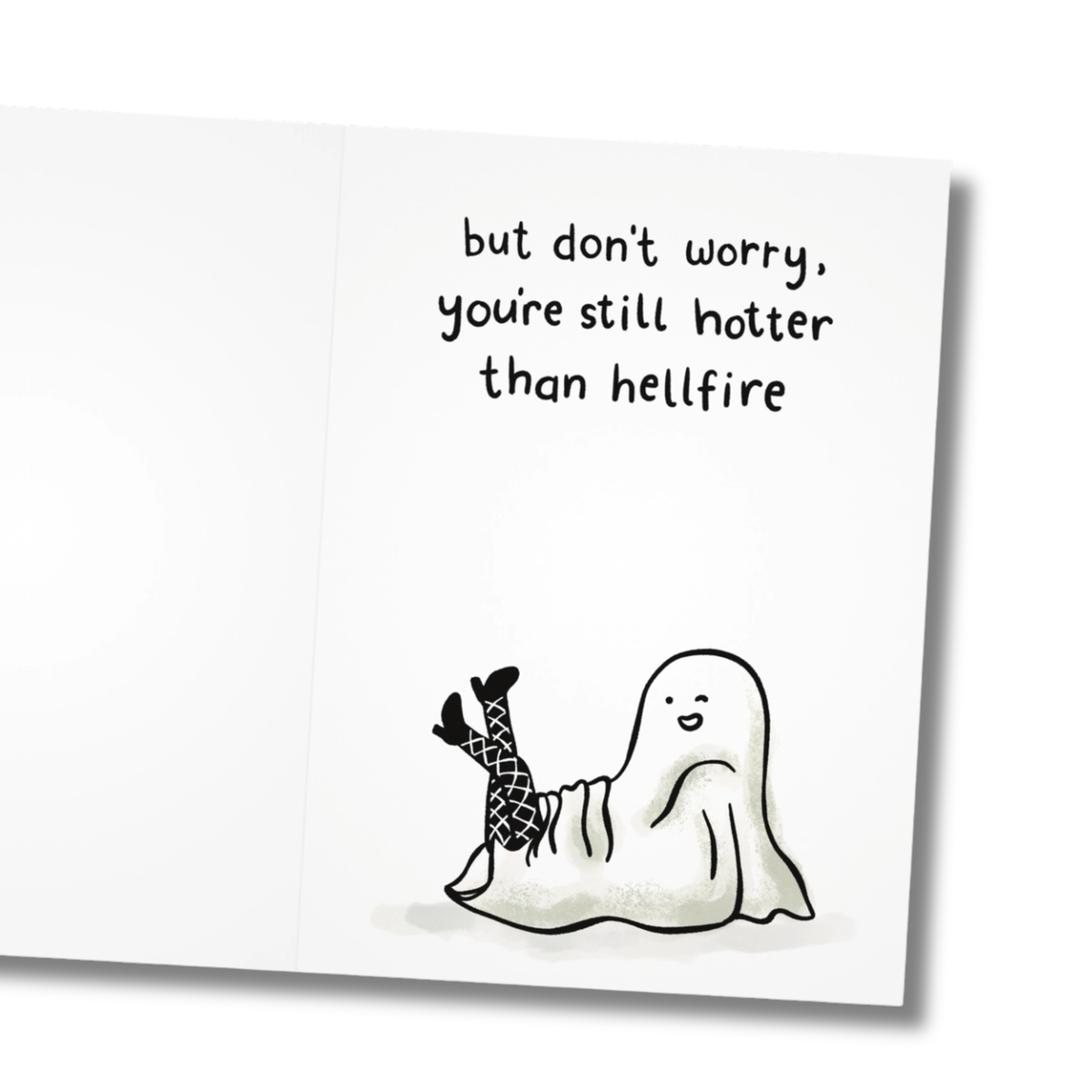 Funny Ghost Birthday Card