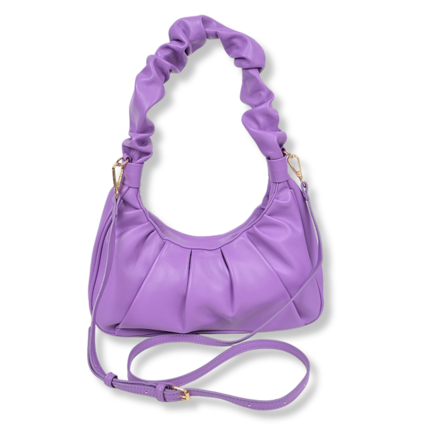 Pleated Scrunch Shoulder Bag
