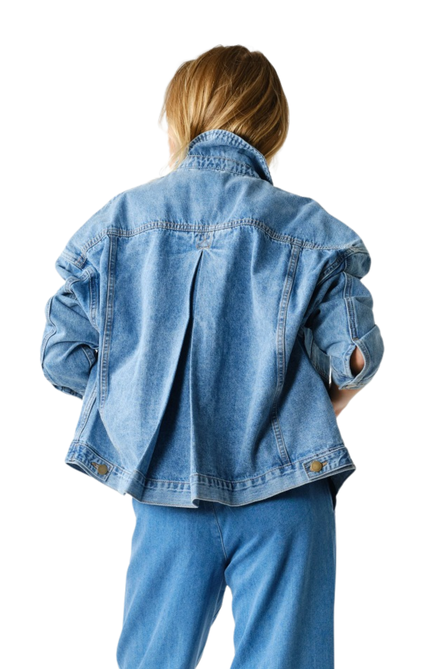 Boxy Cut Relaxed Denim Jacket