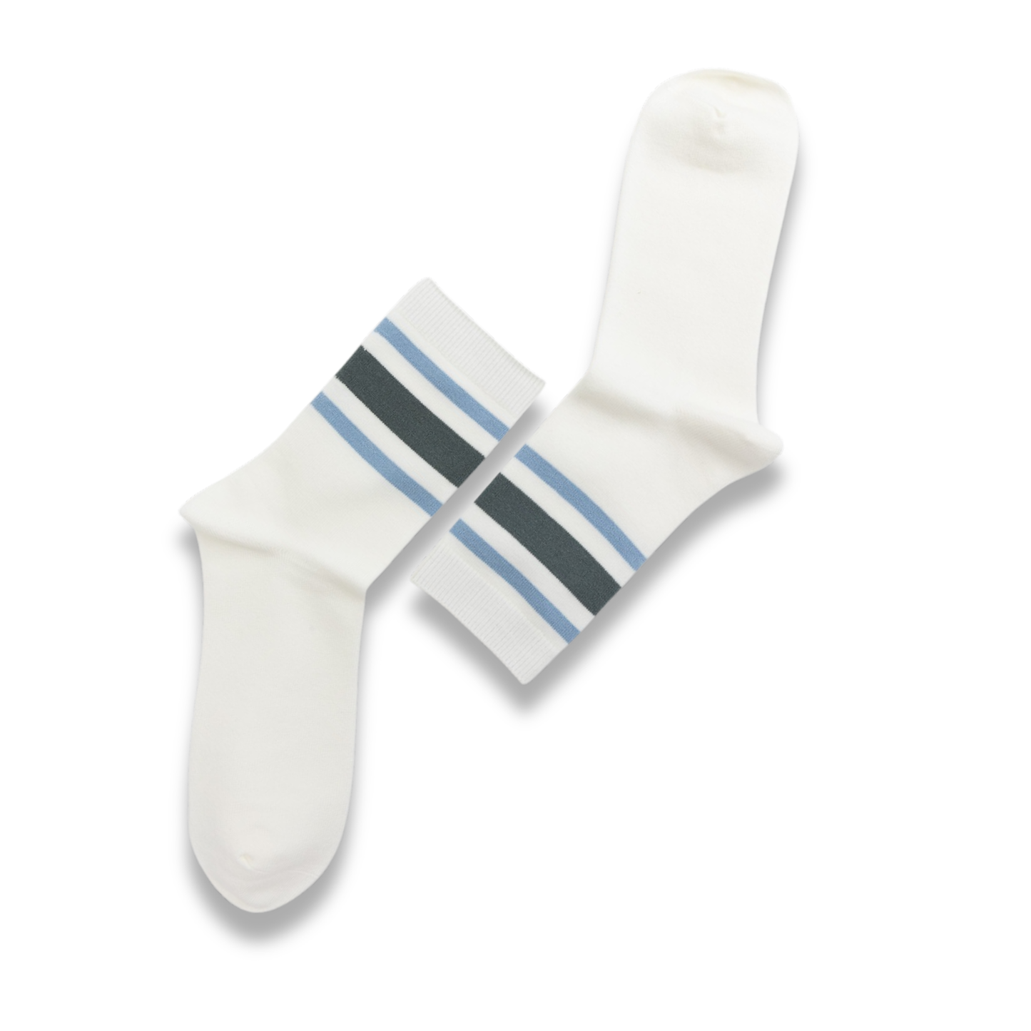 Retro Stripe Style Crew Socks