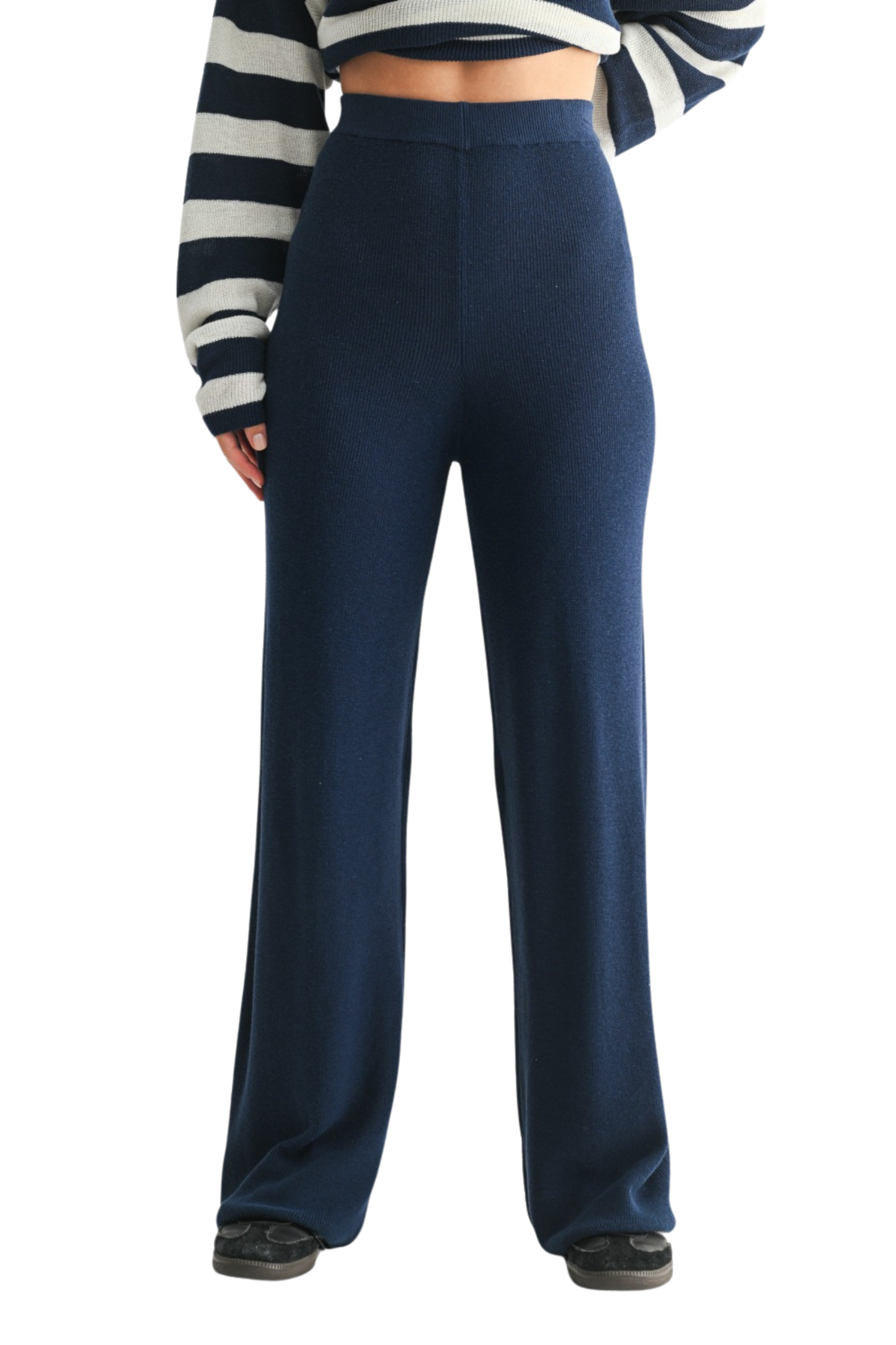 Knit Striped Sweater and Pant Set