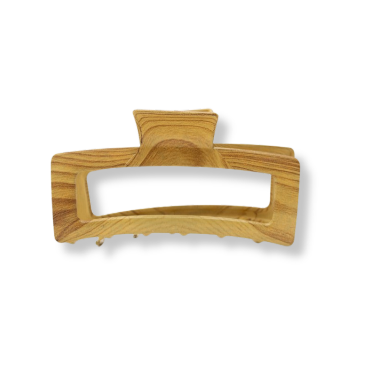 Faux Wood Metal Claw Clip