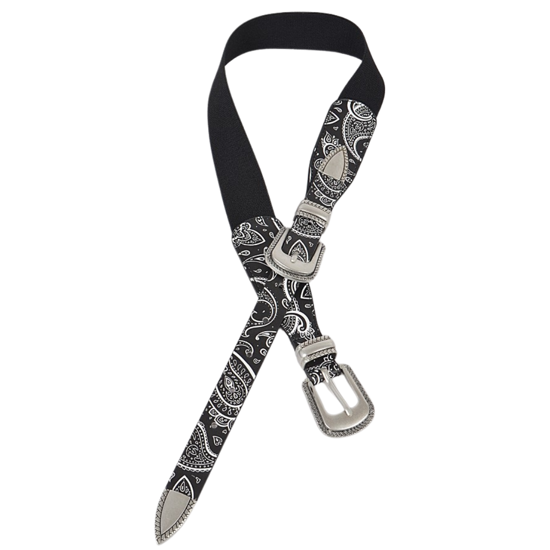 Western Bandana Double Buckle Belt