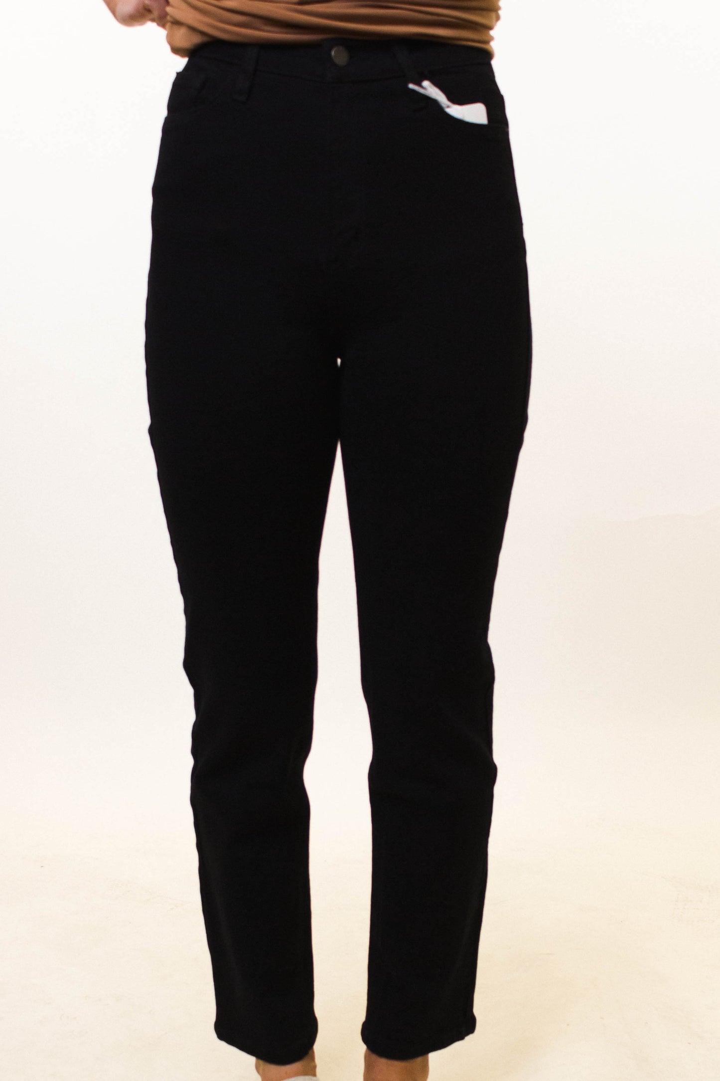 Straight Leg High Waisted Denim