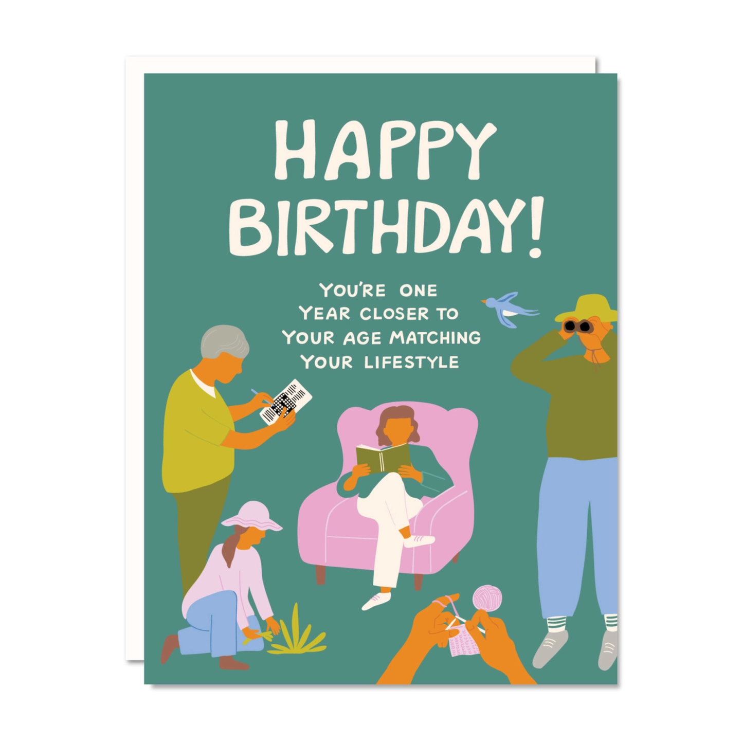 Happy Birthday Old Hobbies Greeting Card