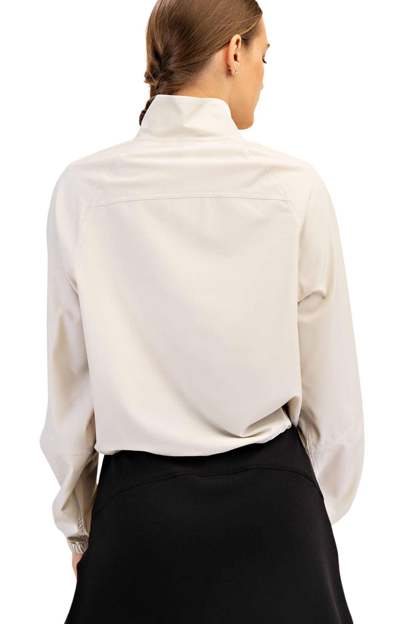 Quarter Zip Active Jacket with Kangaroo Pocket