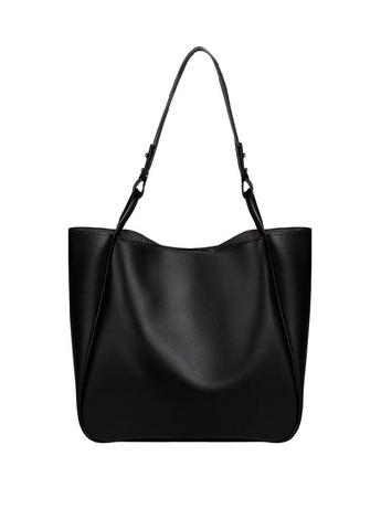 Vegan Leather Shoulder Tote