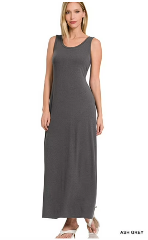 Round Neck Maxi Dress