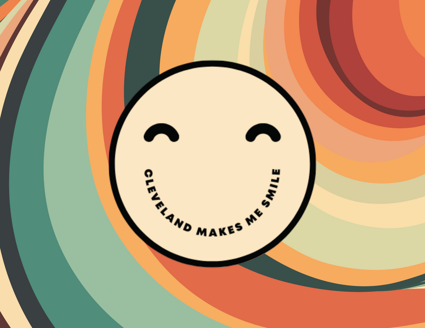 Cleveland Makes Me Smile Postcard