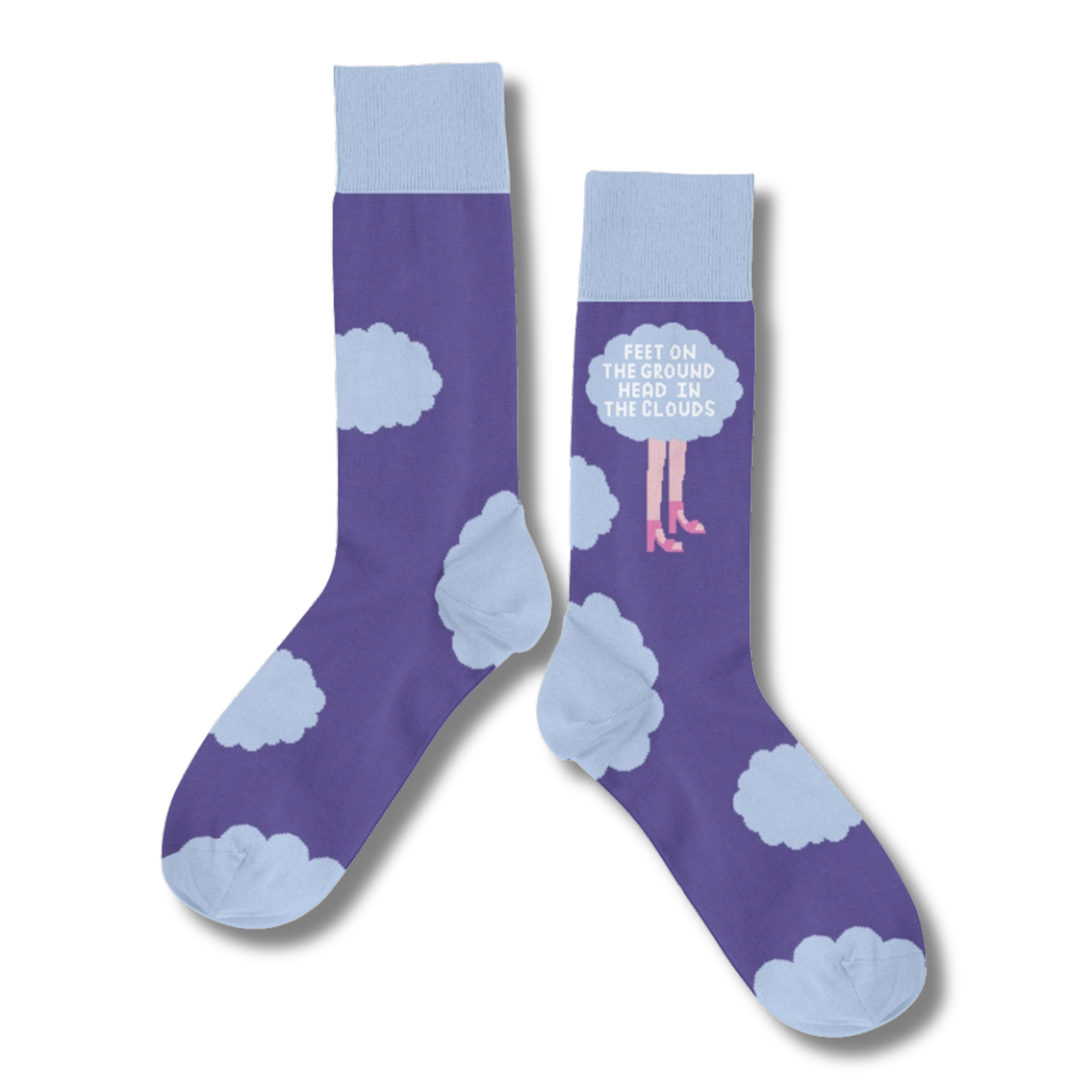 Silly Sayings Crew Socks