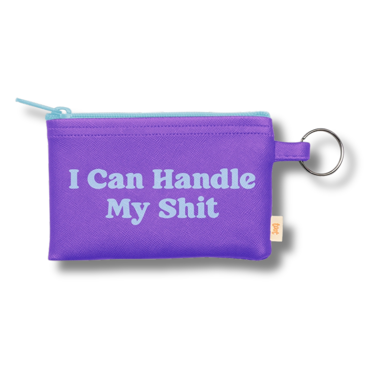 Silly Sayings Coin Purse with Key Ring