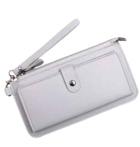 Card Holder & Zip Wallet with Strap