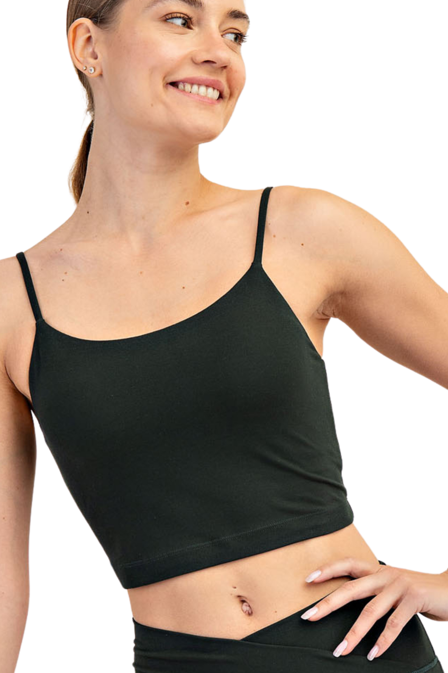 Butter Cropped Camisole with Inner Layer & Pads