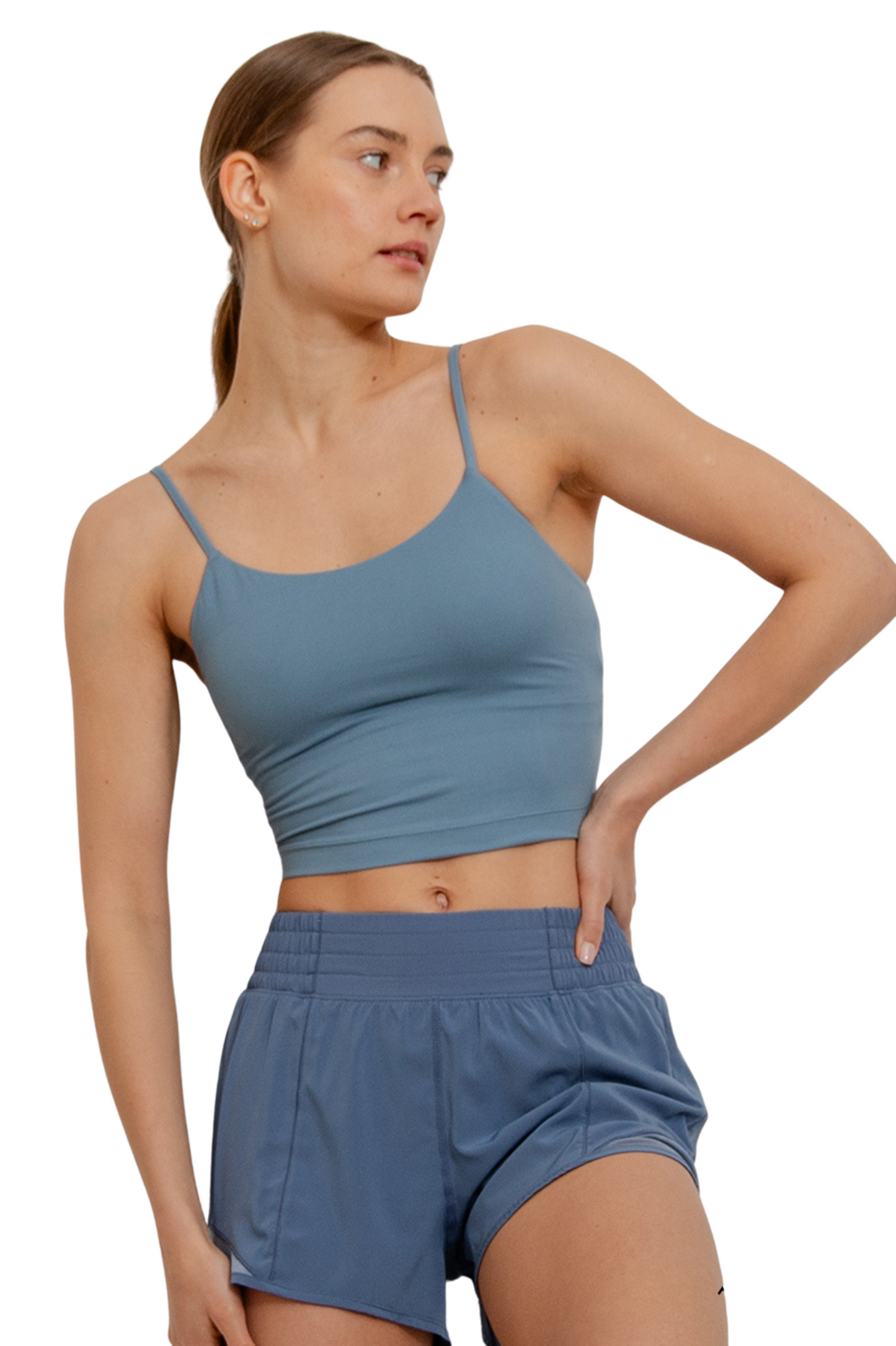 Butter Cropped Camisole with Inner Layer & Pads
