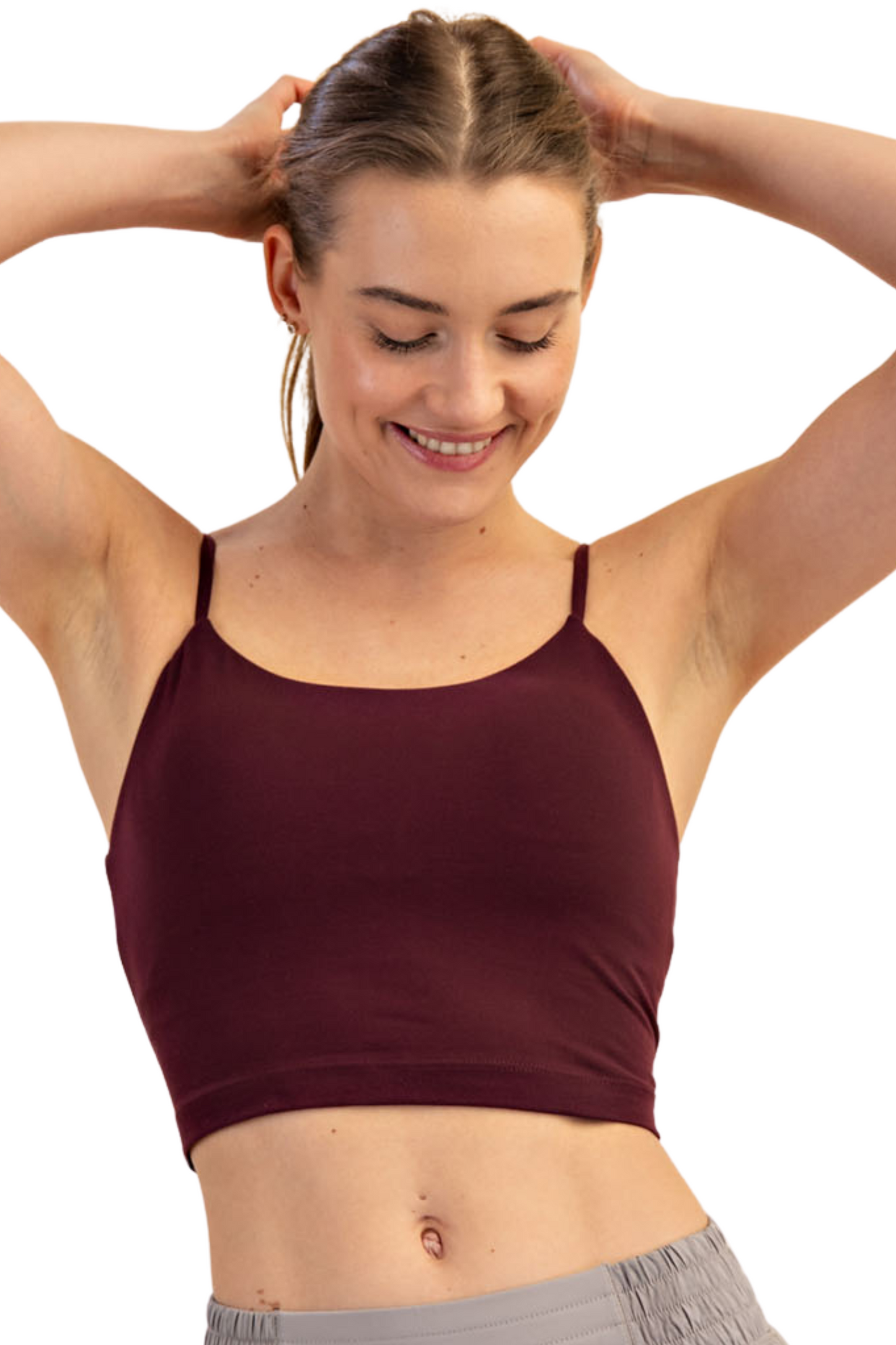 Butter Cropped Camisole with Inner Layer & Pads