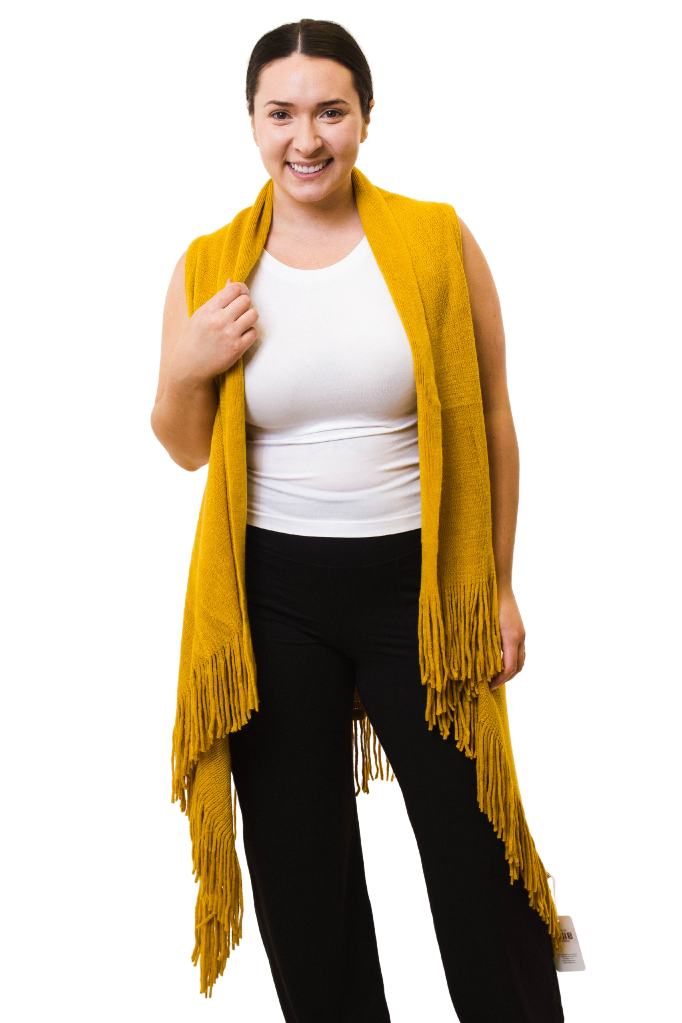 (Large/X-Large) Seamless Cropped Round Neck Tank Top