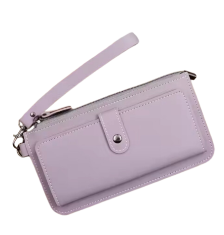 Card Holder & Zip Wallet with Strap