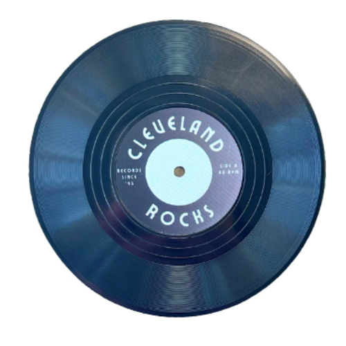 Cleveland Rocks Record Coaster