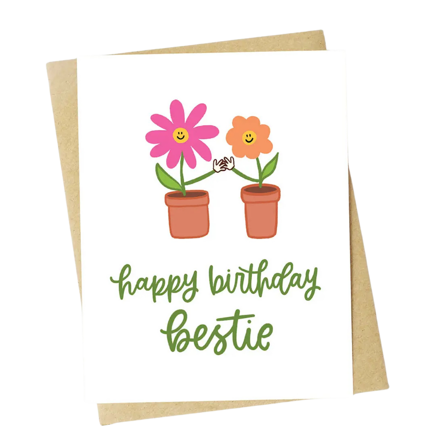 Happy Birthday Bestie Greeting Card