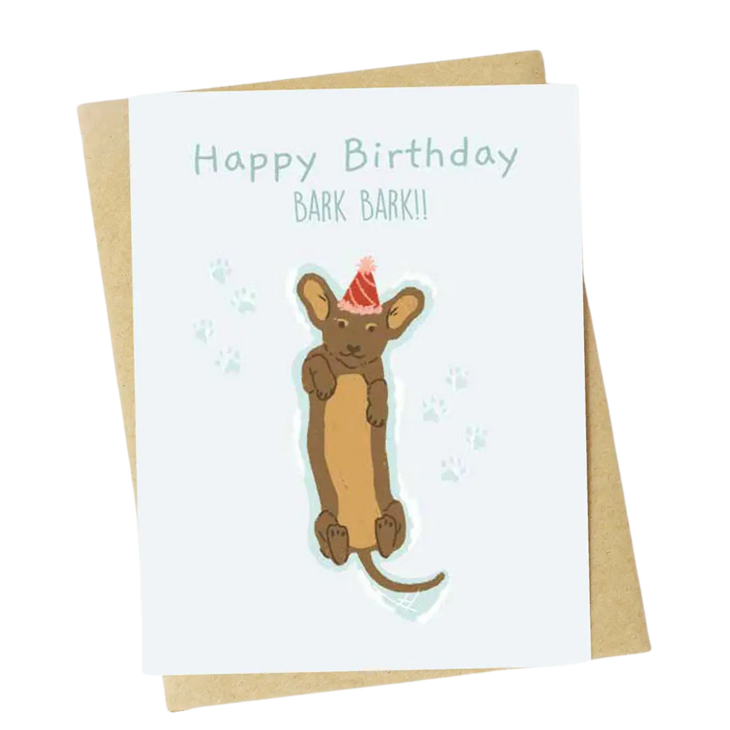 Happy Birthday Bark Bark Greeting Card