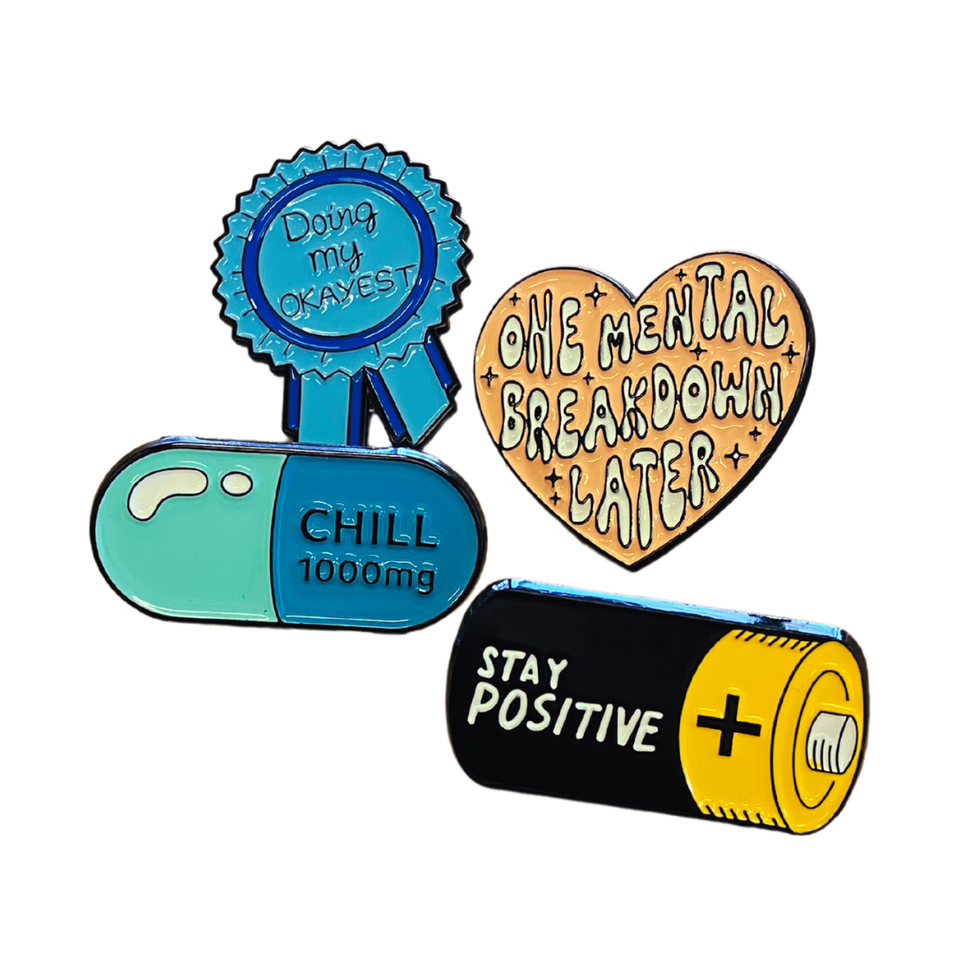 Doing My Best Enamel Pin Set