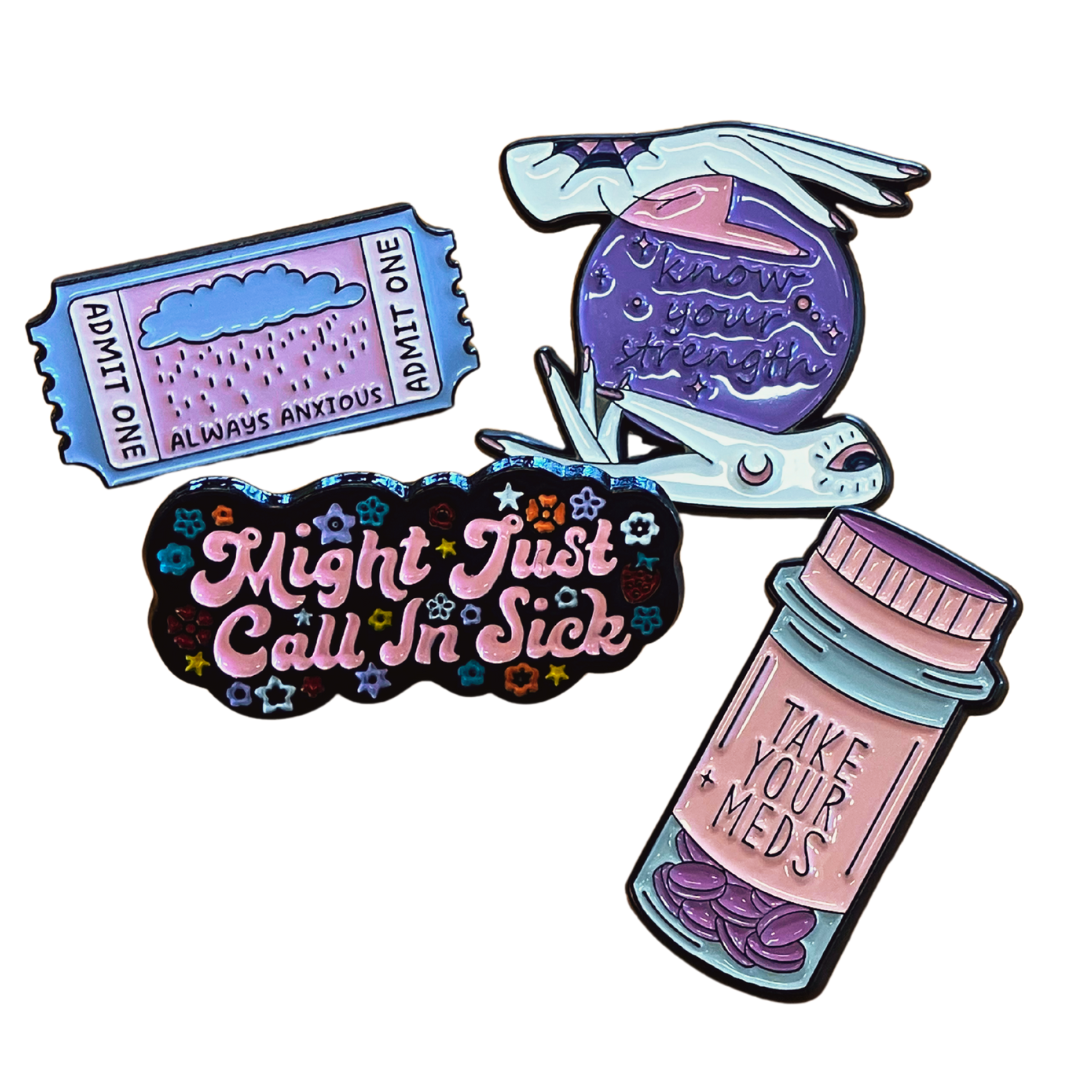 Take Care of You Enamel Pin Set