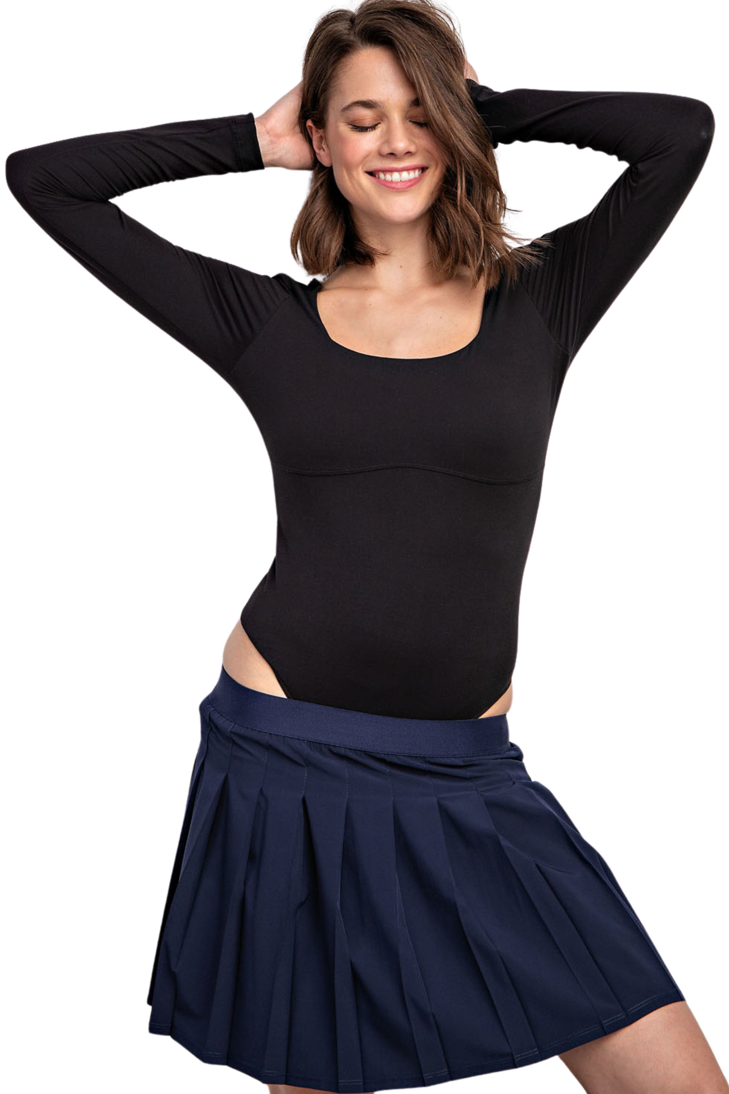 Recycled Butter Fabric Ballet Long Sleeve Bodysuit