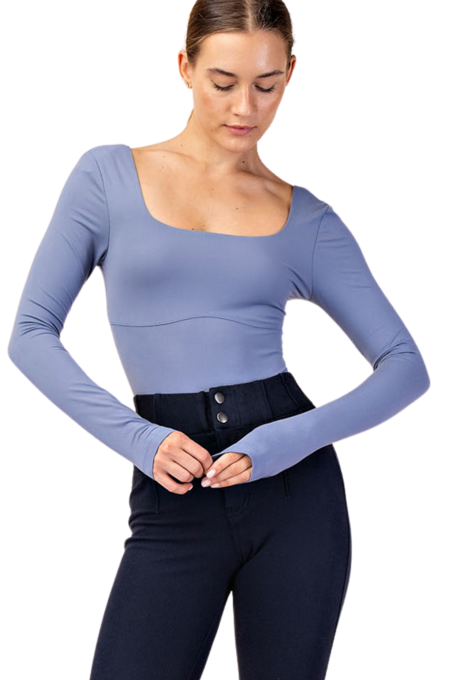 Recycled Butter Fabric Ballet Long Sleeve Bodysuit