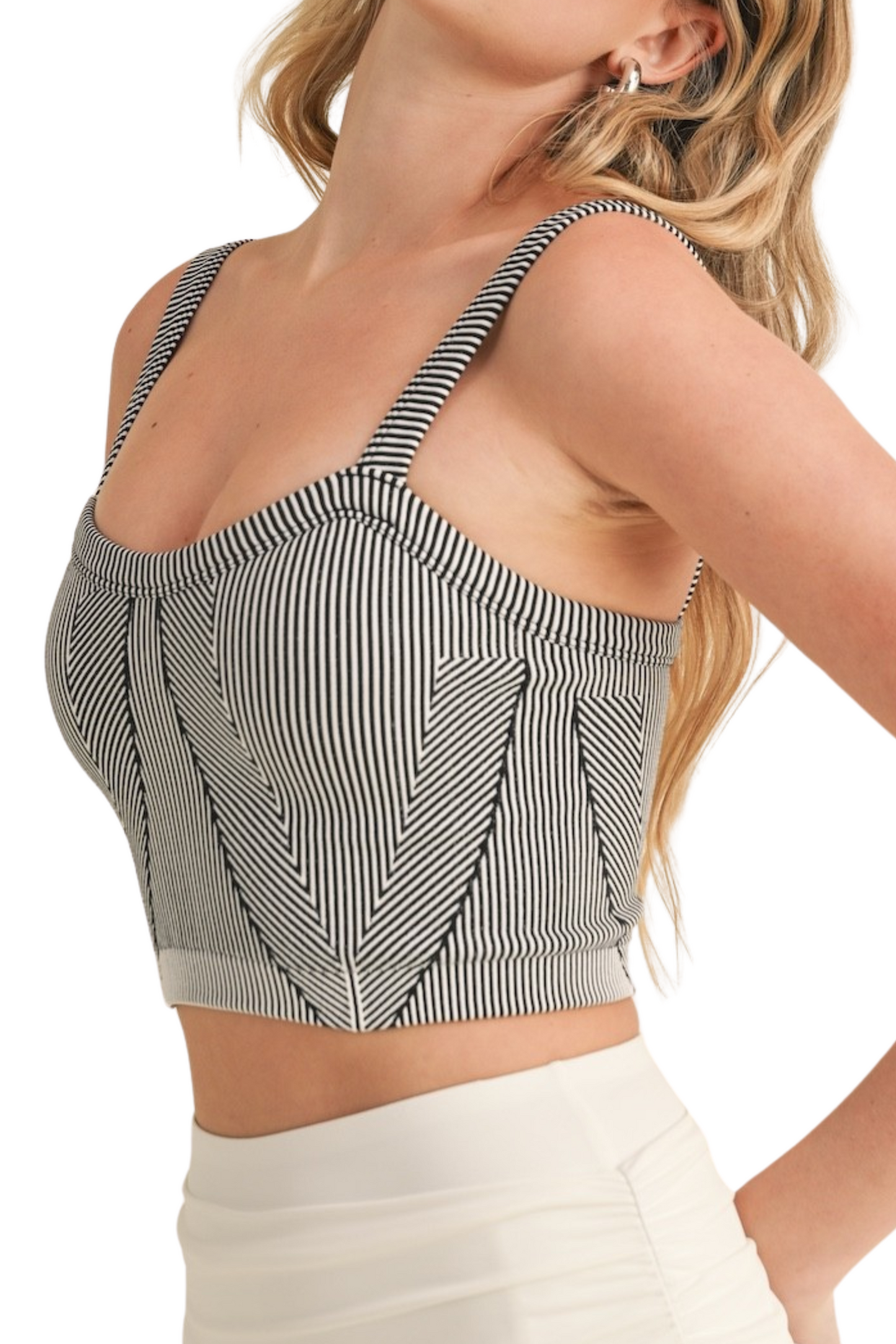 Sweetheart Cropped Tank
