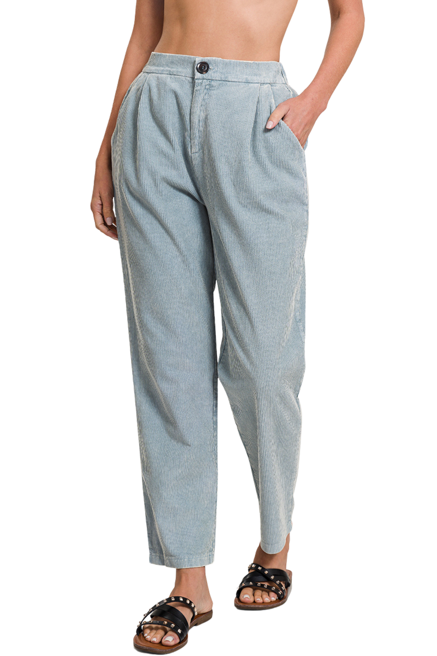 Mineral Washed Corduroy Pant