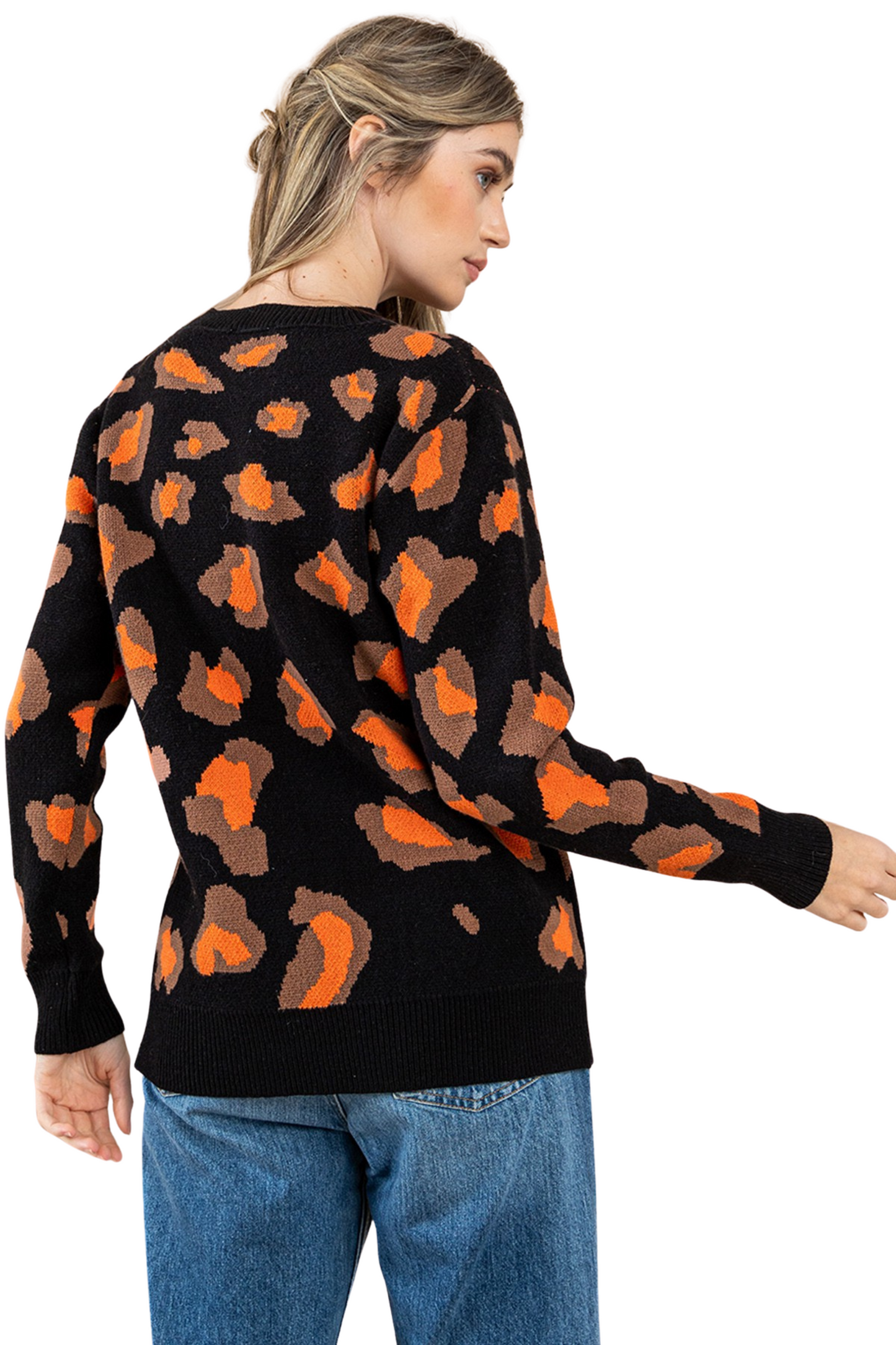 Leopard Print Sweater