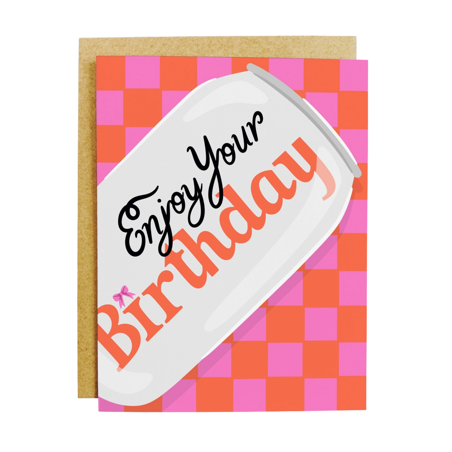 "Enjoy Your Birthday" Diet Coke Greeting Card