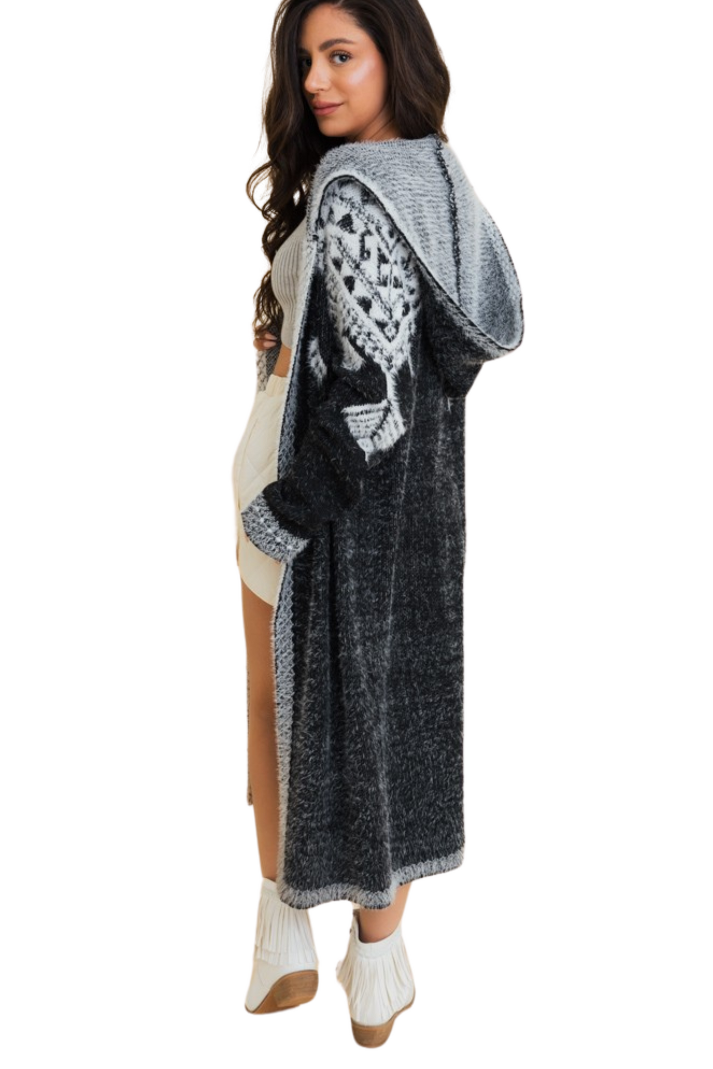 Micro Chenille Cardigan w/ Pockets