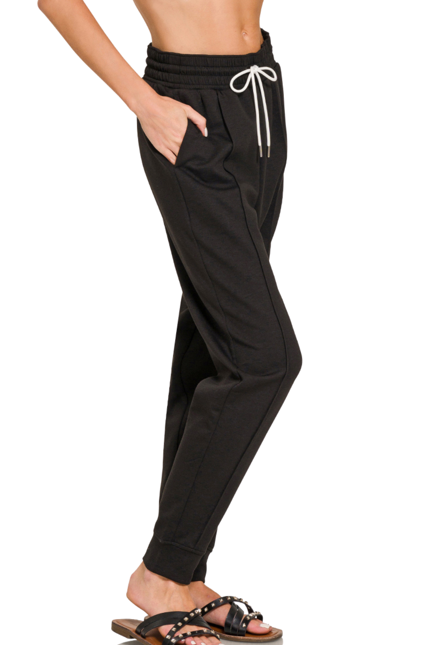 Scuba Drawstring Jogger Sweatpants