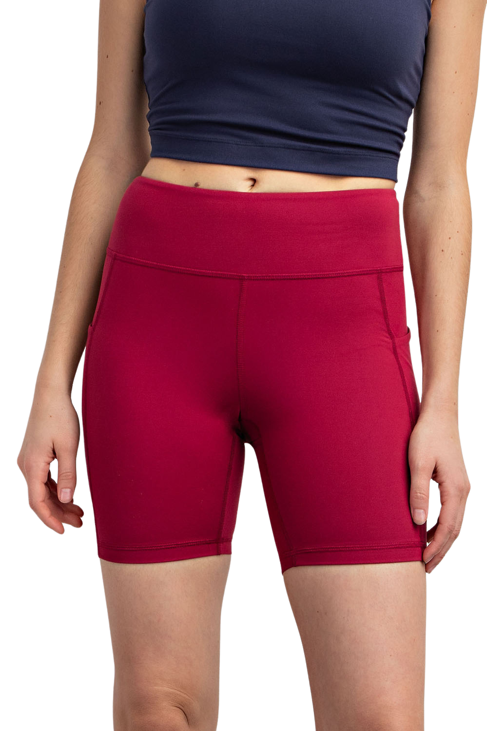 Butter Biker Shorts with Side Pockets