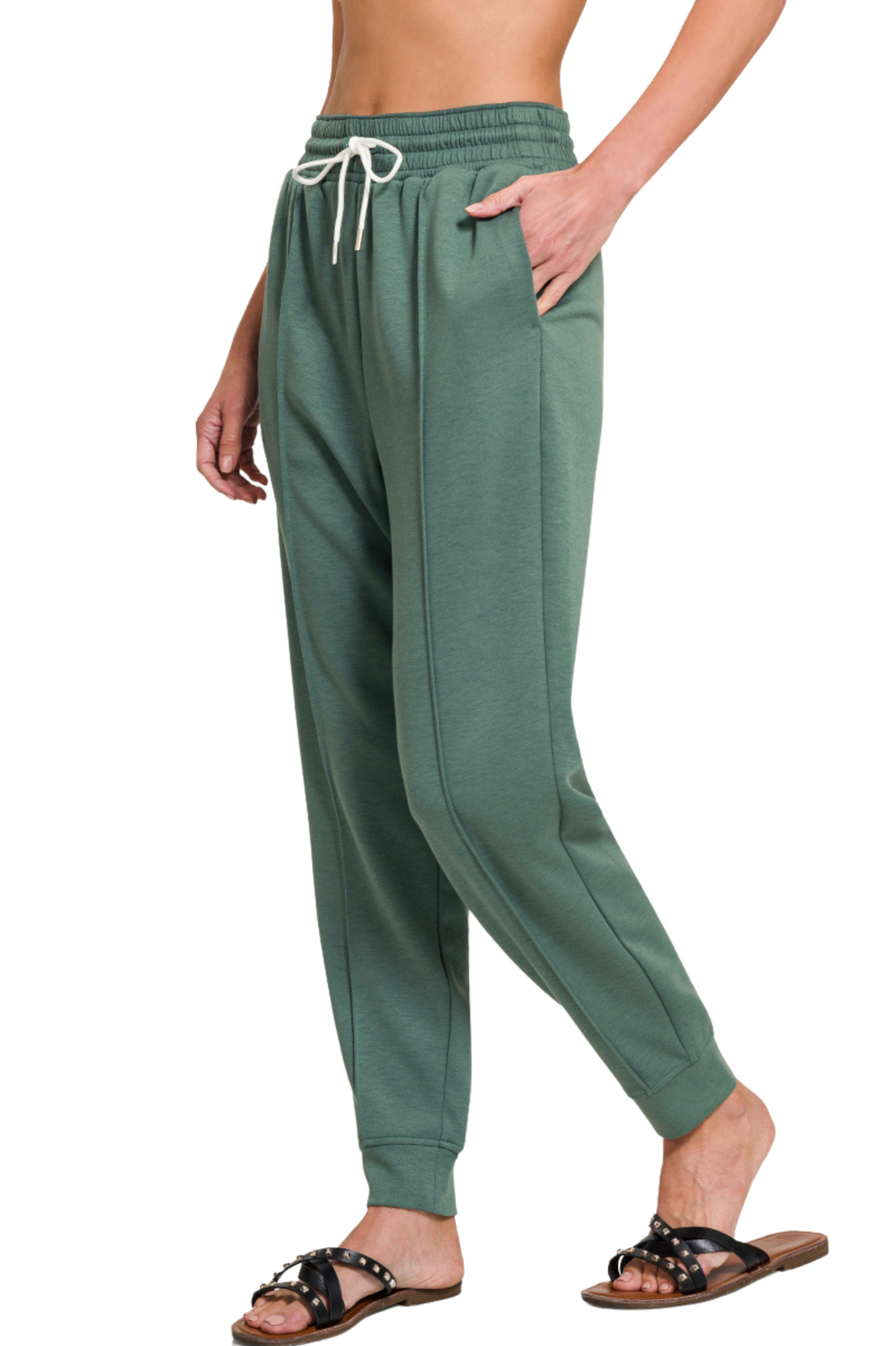 Scuba Drawstring Jogger Sweatpants