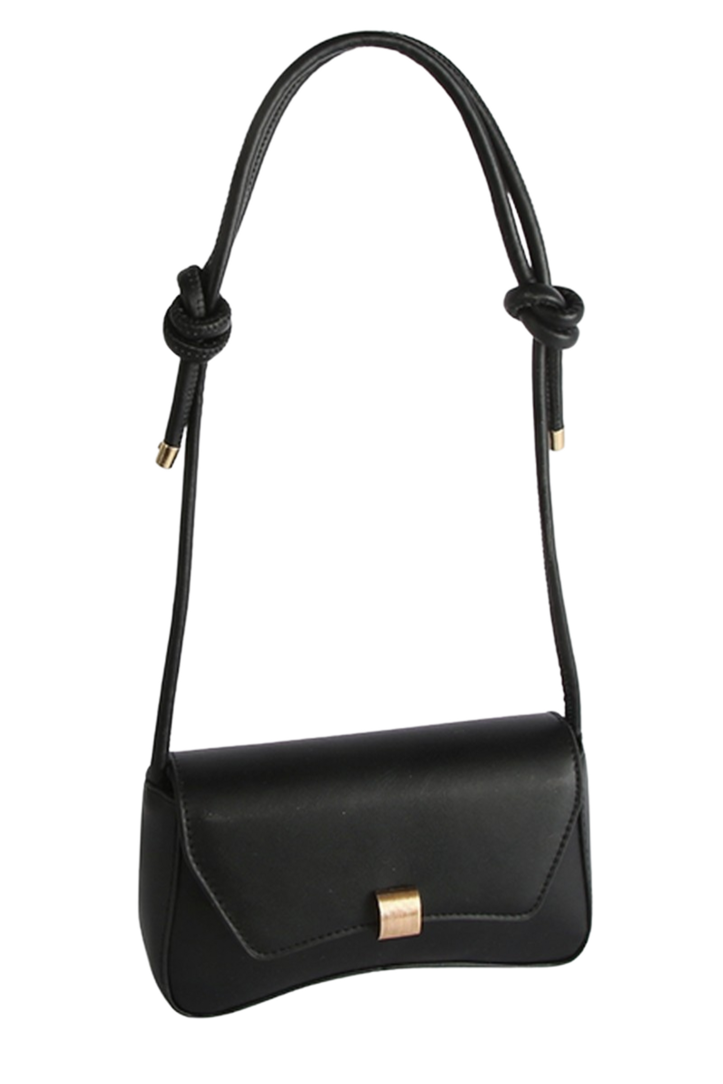 Vegan Leather Rope Strap Shoulder Bag