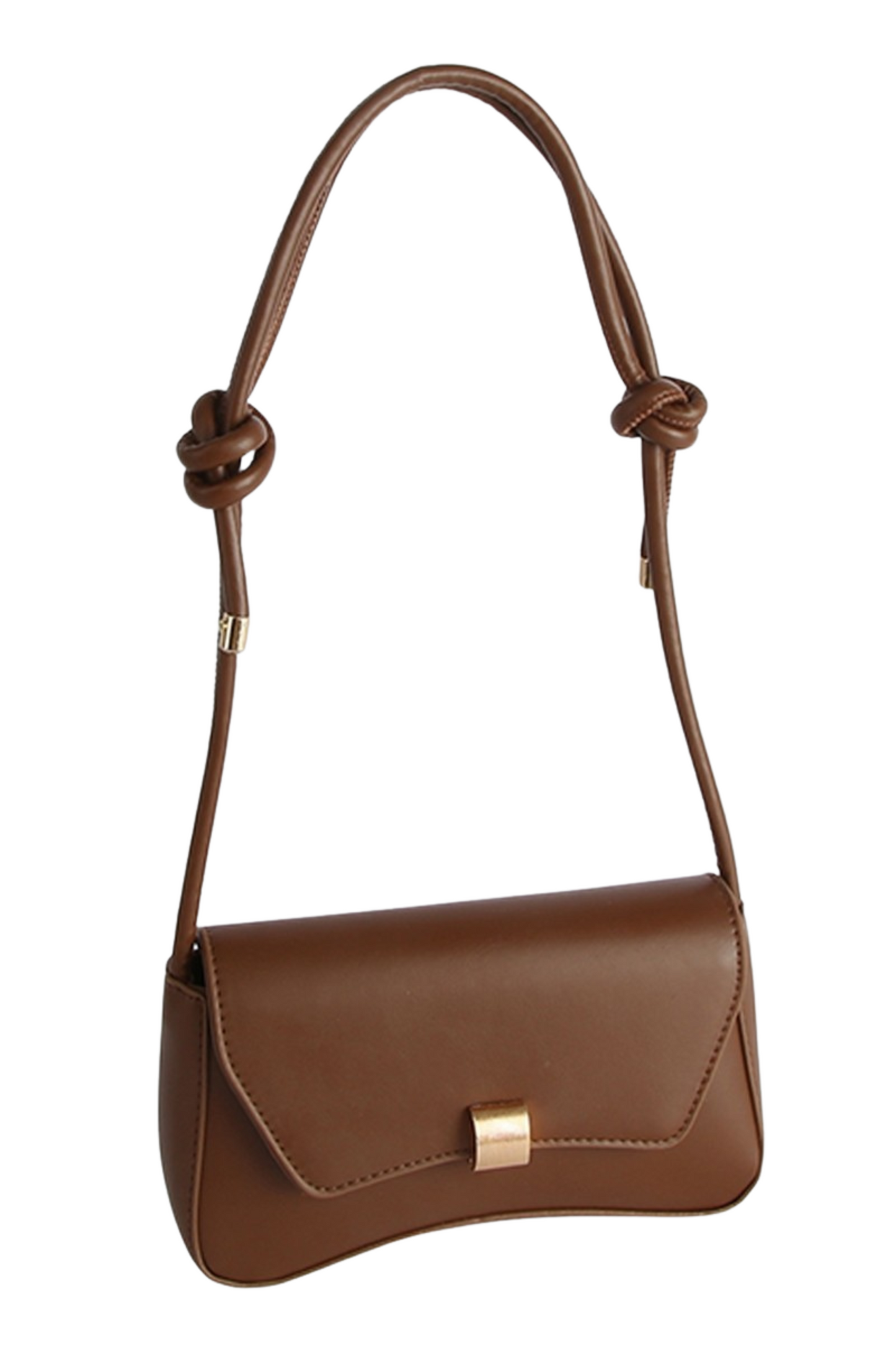 Vegan Leather Rope Strap Shoulder Bag