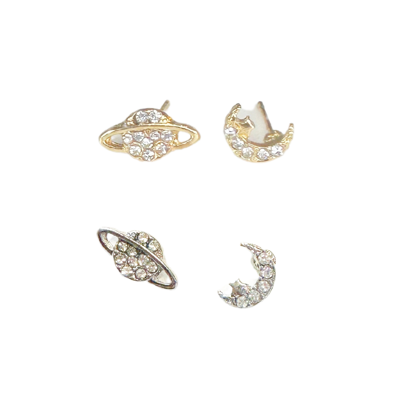 Moon & Planet Earrings