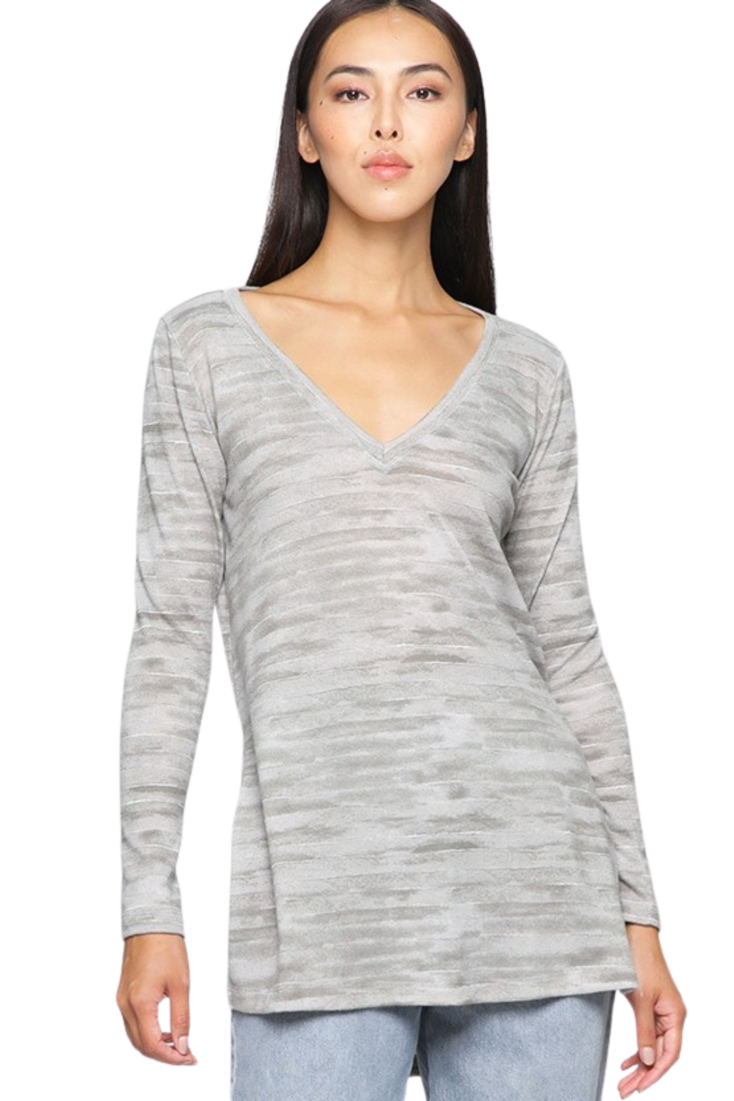 Asymmetrical Boat Neck Long Sleeve Jumpsuit