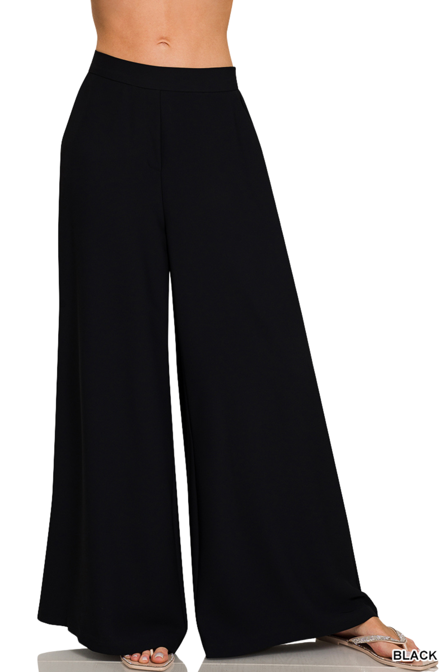 Flowy Wide Leg Dress Pants