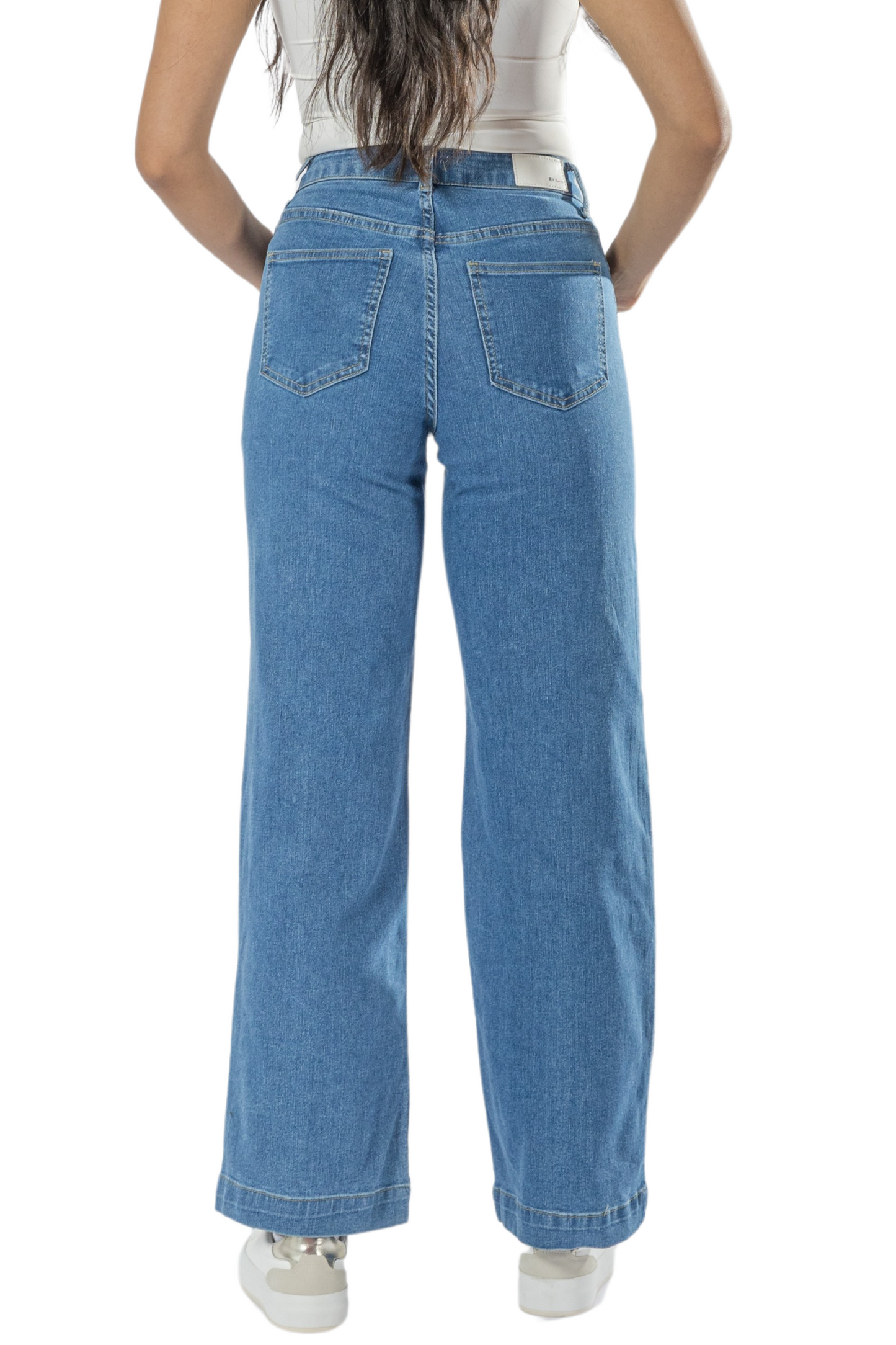 Curvy Fit Wide Leg Jeans