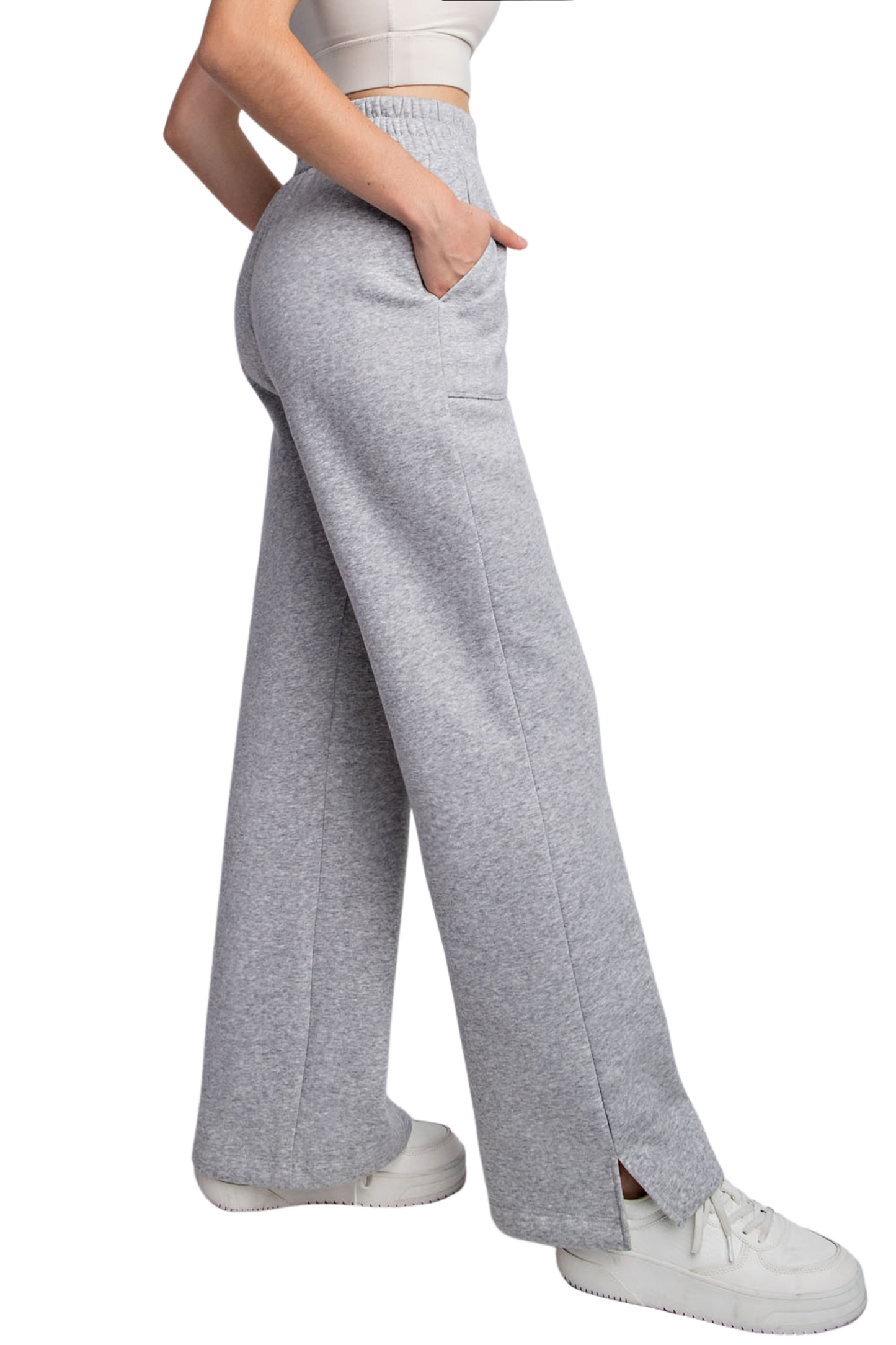 French Terry Straight Leg Sweatpants