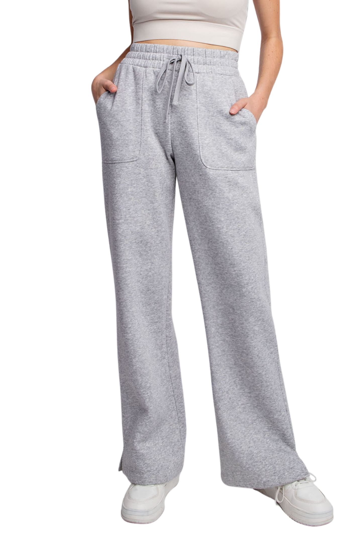 French Terry Straight Leg Sweatpants